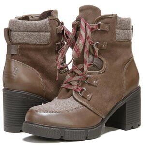NATURALIZER Myla Womens Leather Cold Weather Combat Boots